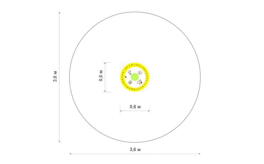 Схема Развивающая панель «Алфавит» МИФ-86