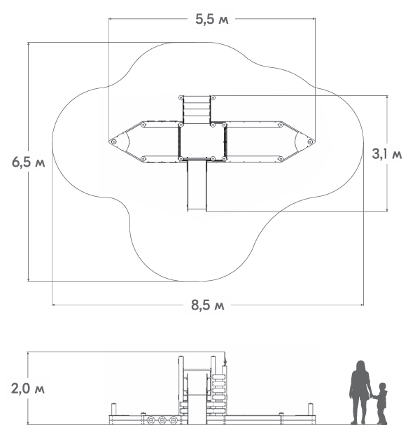 Схема Игровой комплекс КР-04 NEW