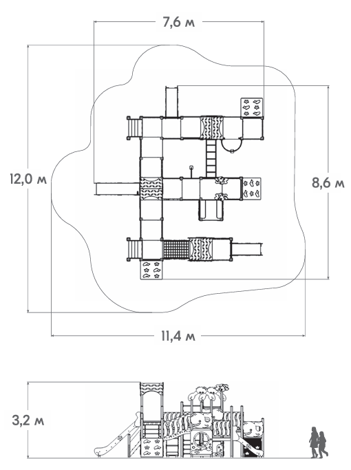 Схема Игровой комплекс ИЛ-17