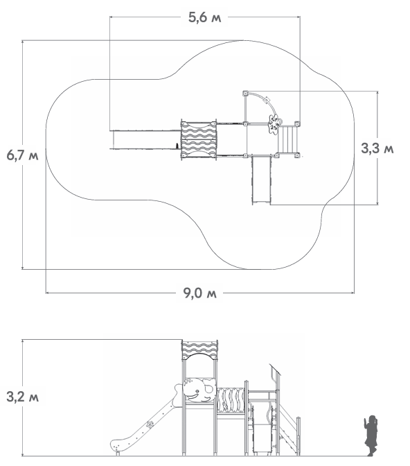 Схема Игровой комплекс ИЛ-18