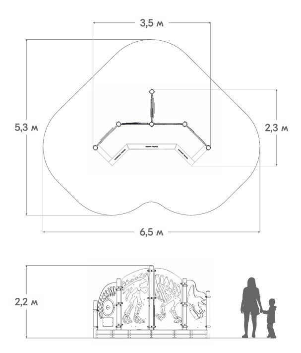 Схема Игровой комплекс «Археология» РП-12