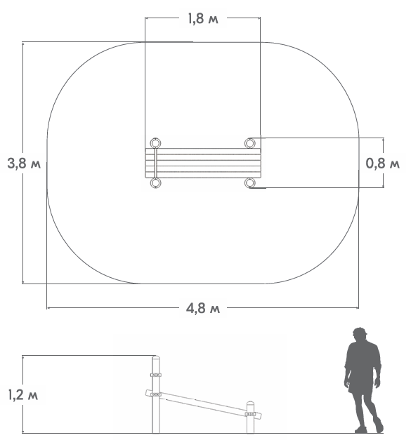 Схема Скамья для пресса ФТ-16