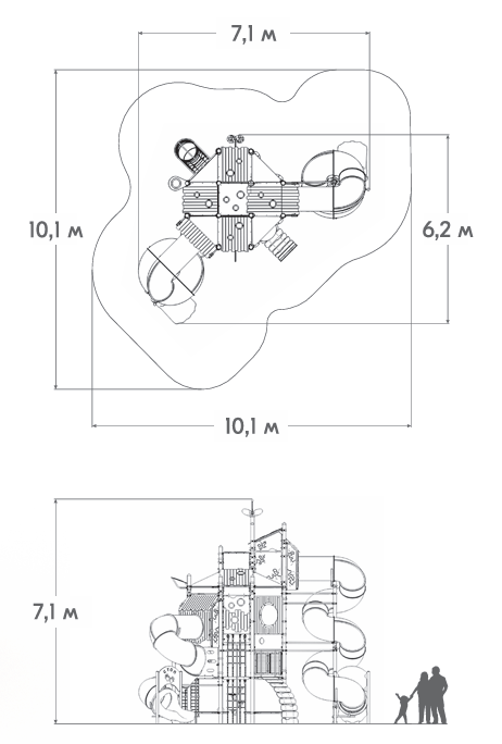 Схема Игровой комплекс ЭКО-02