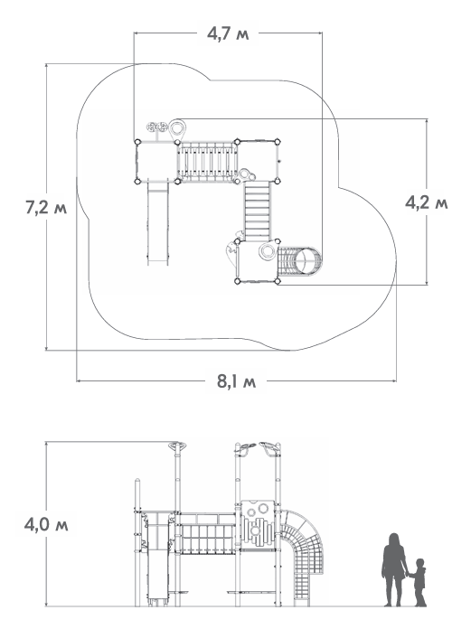 Схема Игровой комплекс ЭКО-05