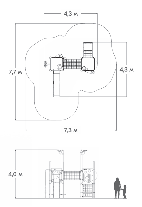 Схема Игровой комплекс ЭКО-04