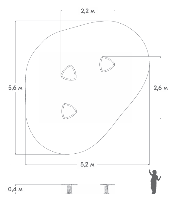 Схема Игровой элемент «Степы» ГТ-10