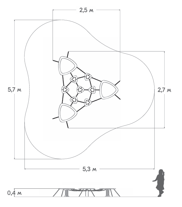 Схема Игровой элемент «Степы» ЛК-09