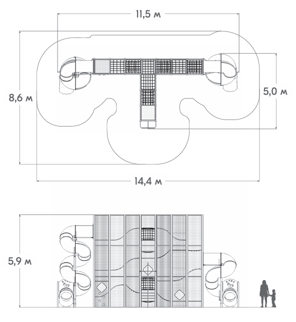Схема Игровой комплекс ДВК-03