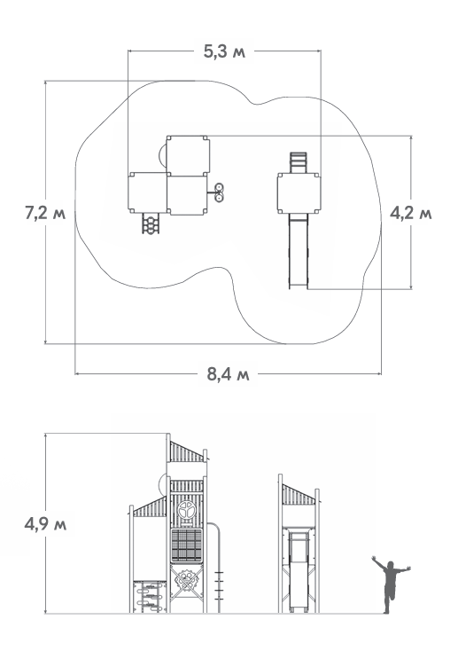 Схема Игровой комплекс БС-02