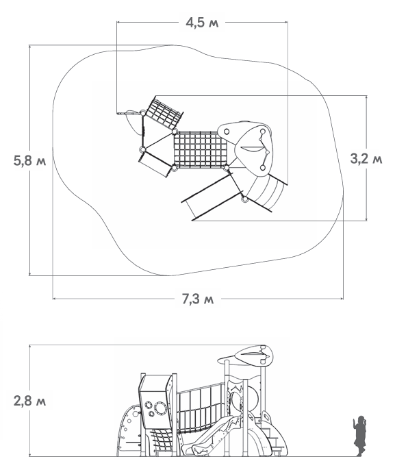 Схема Игровой комплекс ОЛ-07