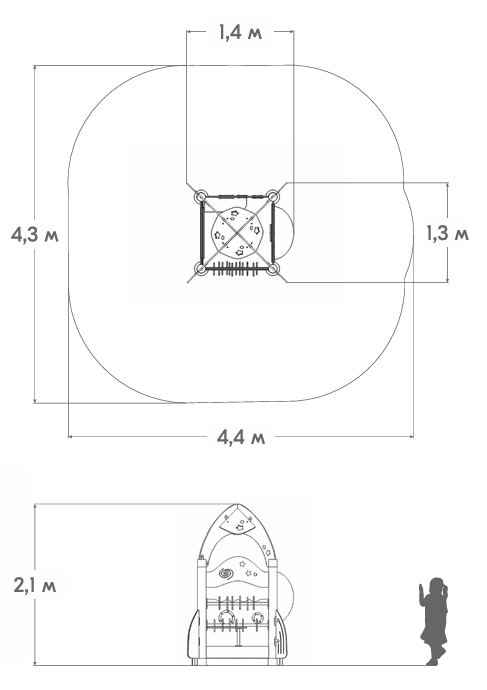 Схема Игровой домик ОЛ-08